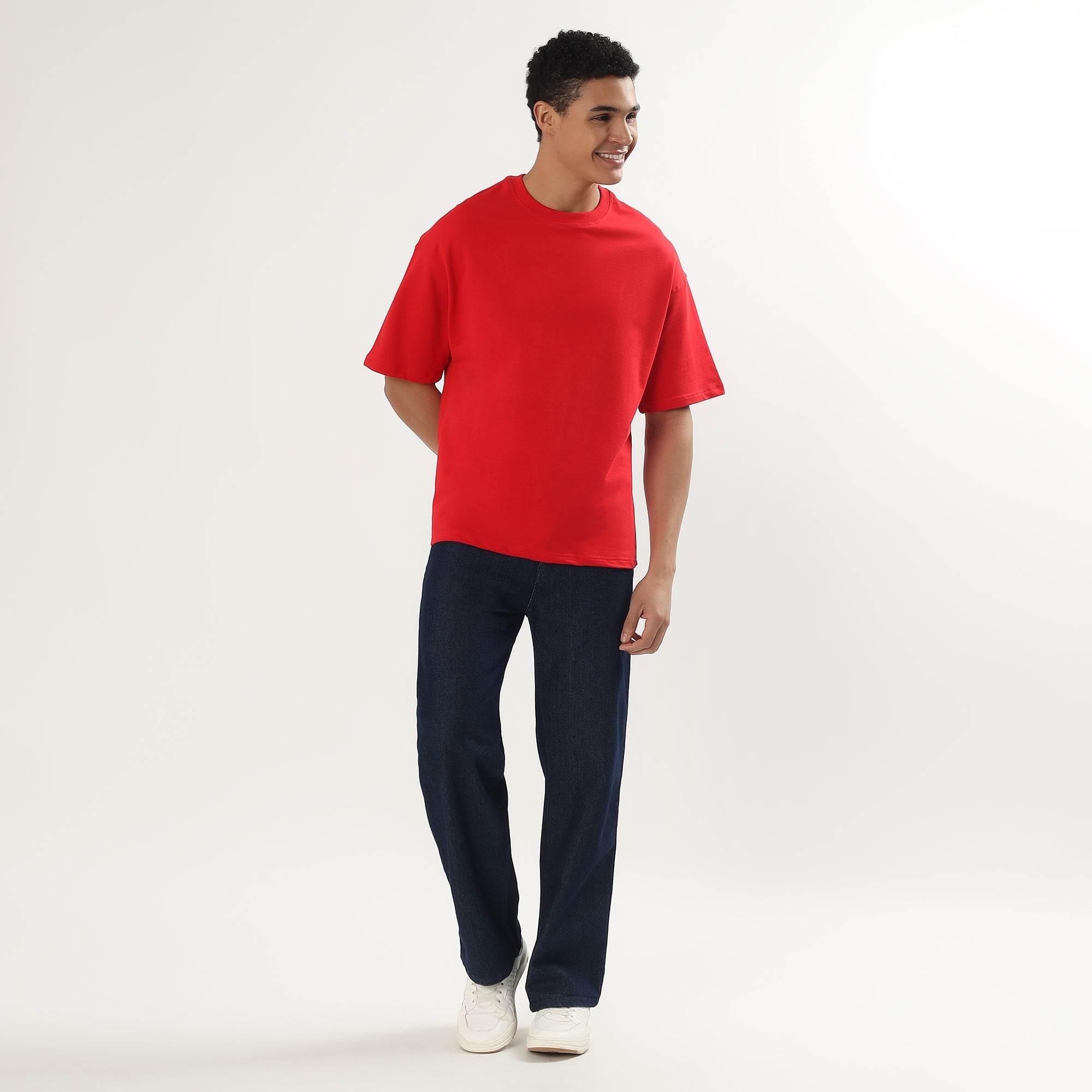 Red tee-shirt men