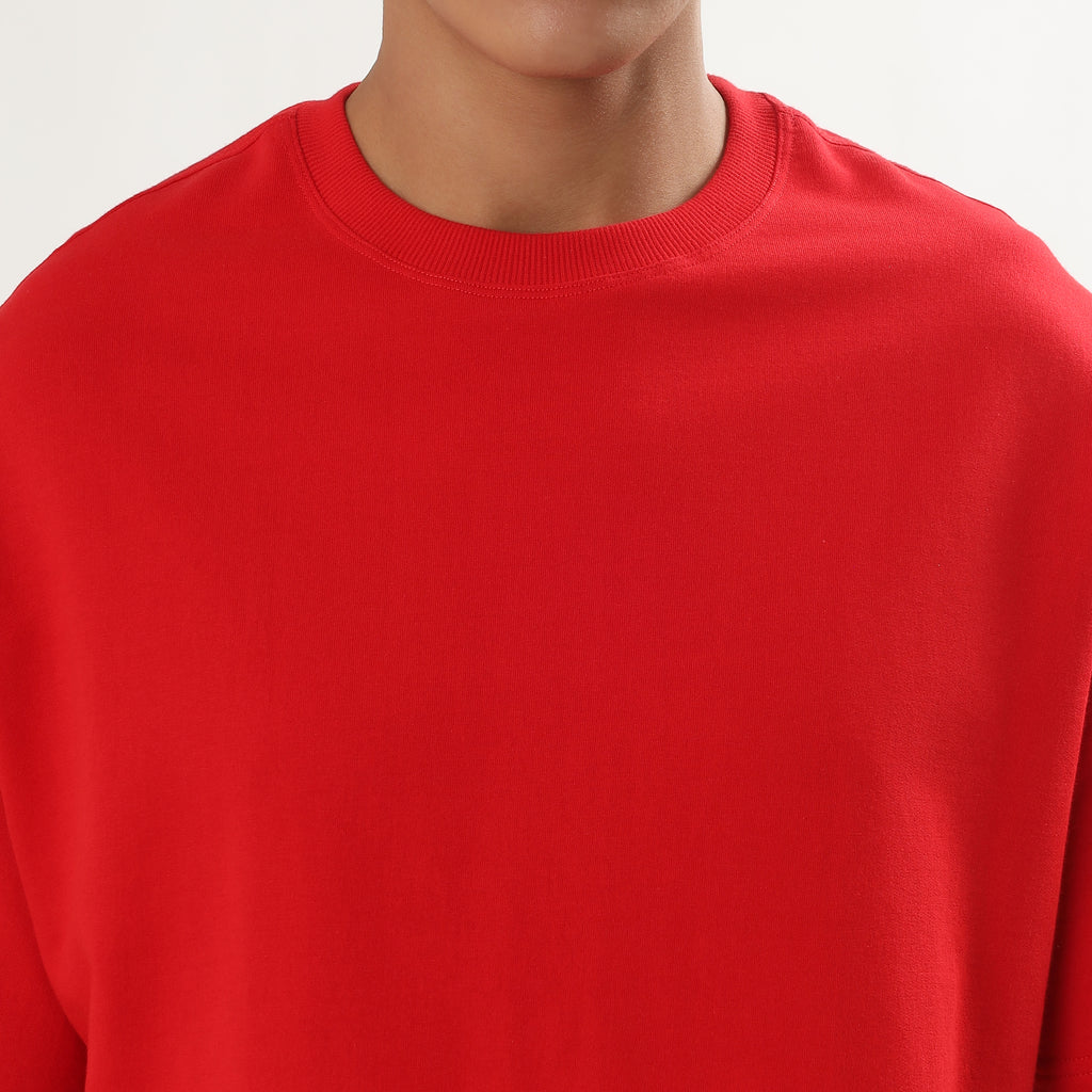 Red tee-shirt men