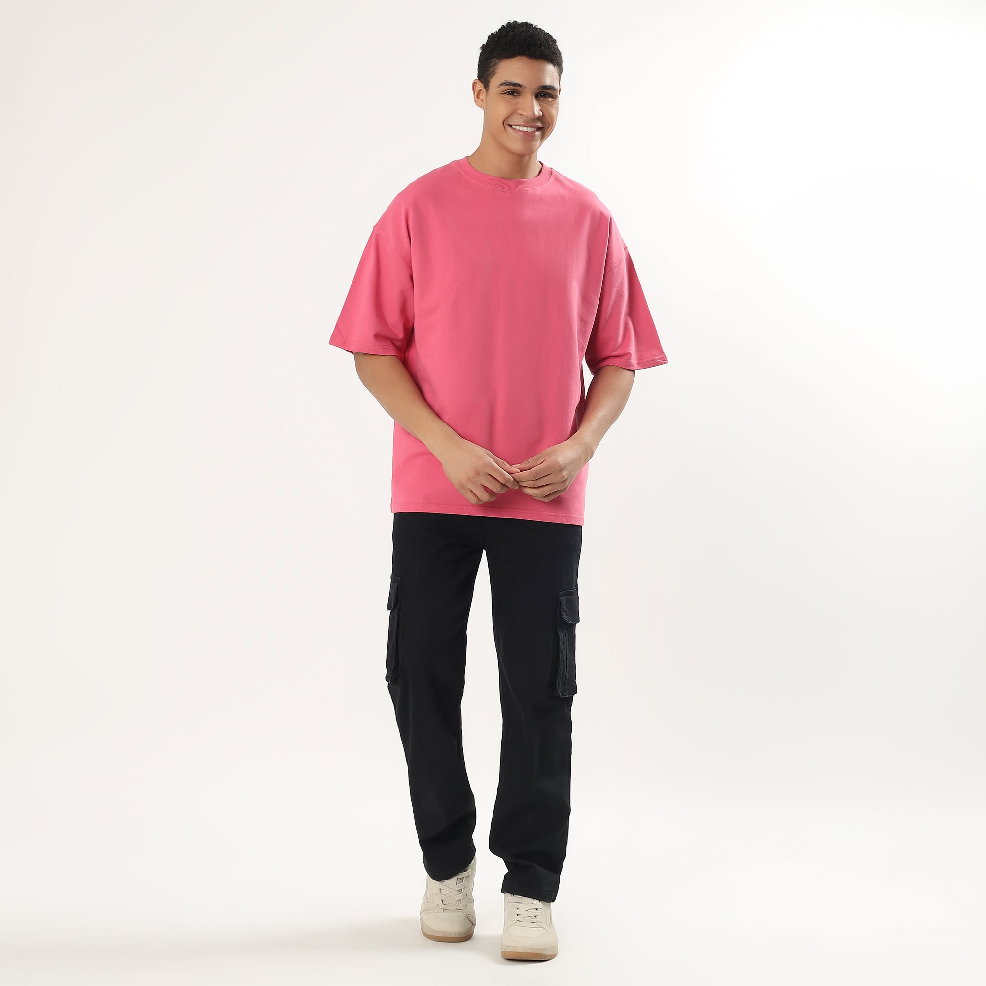 Pink t-shirt men