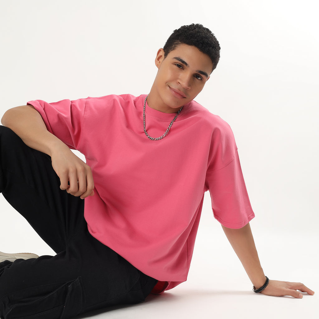 Pink t-shirt men