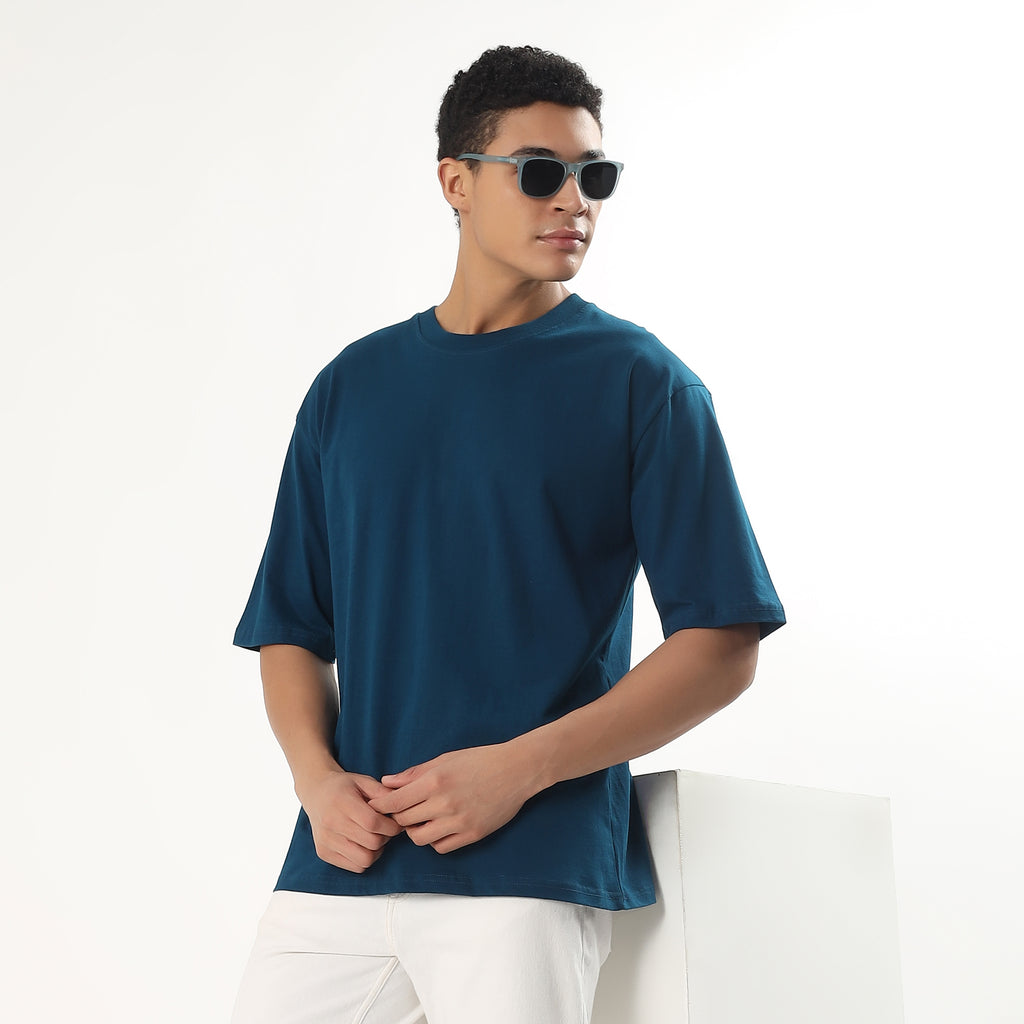 Navi blue t-shirt men