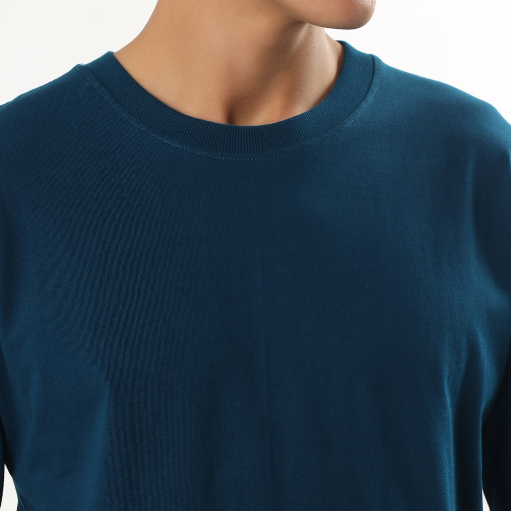 Navi blue t-shirt men