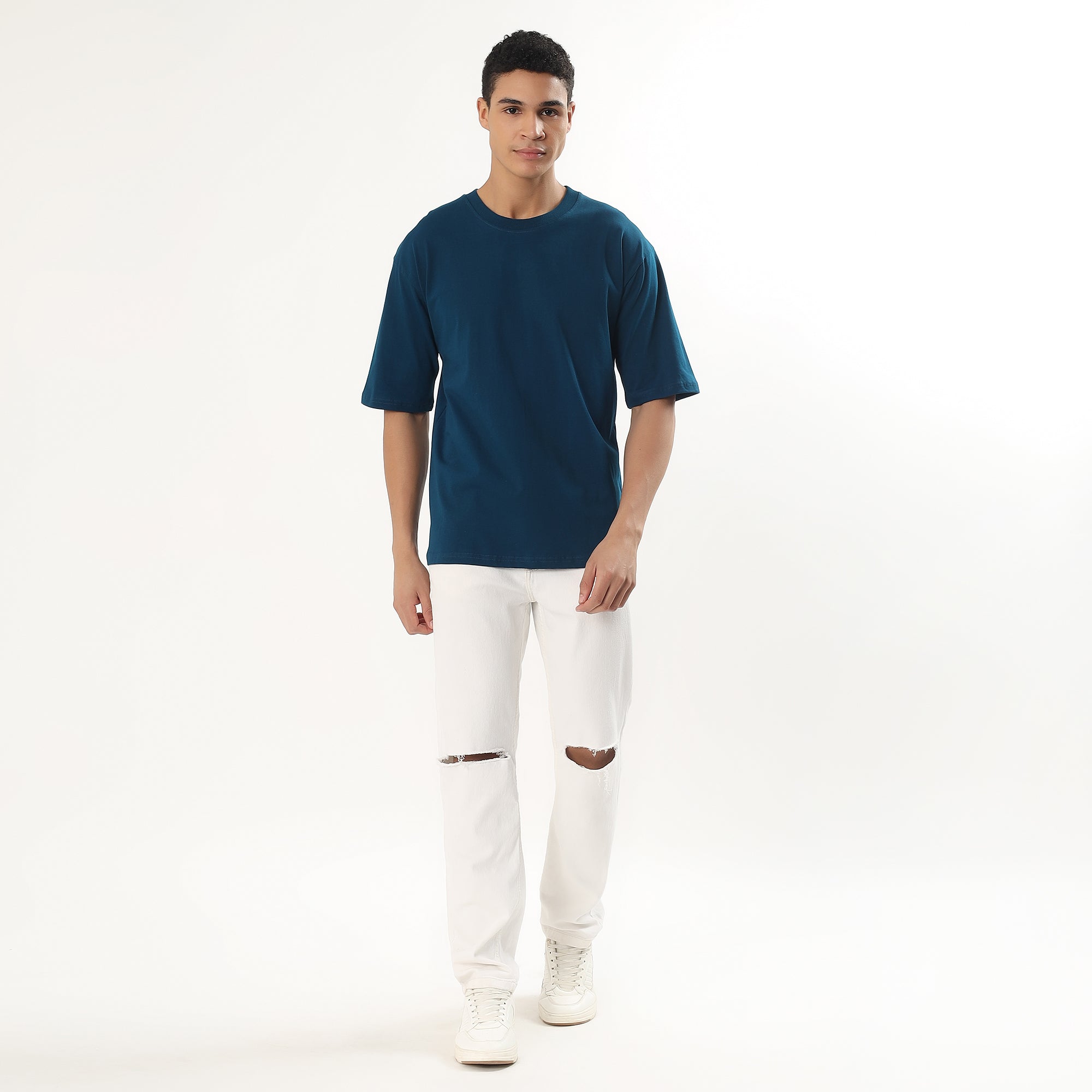 Navi blue t-shirt men