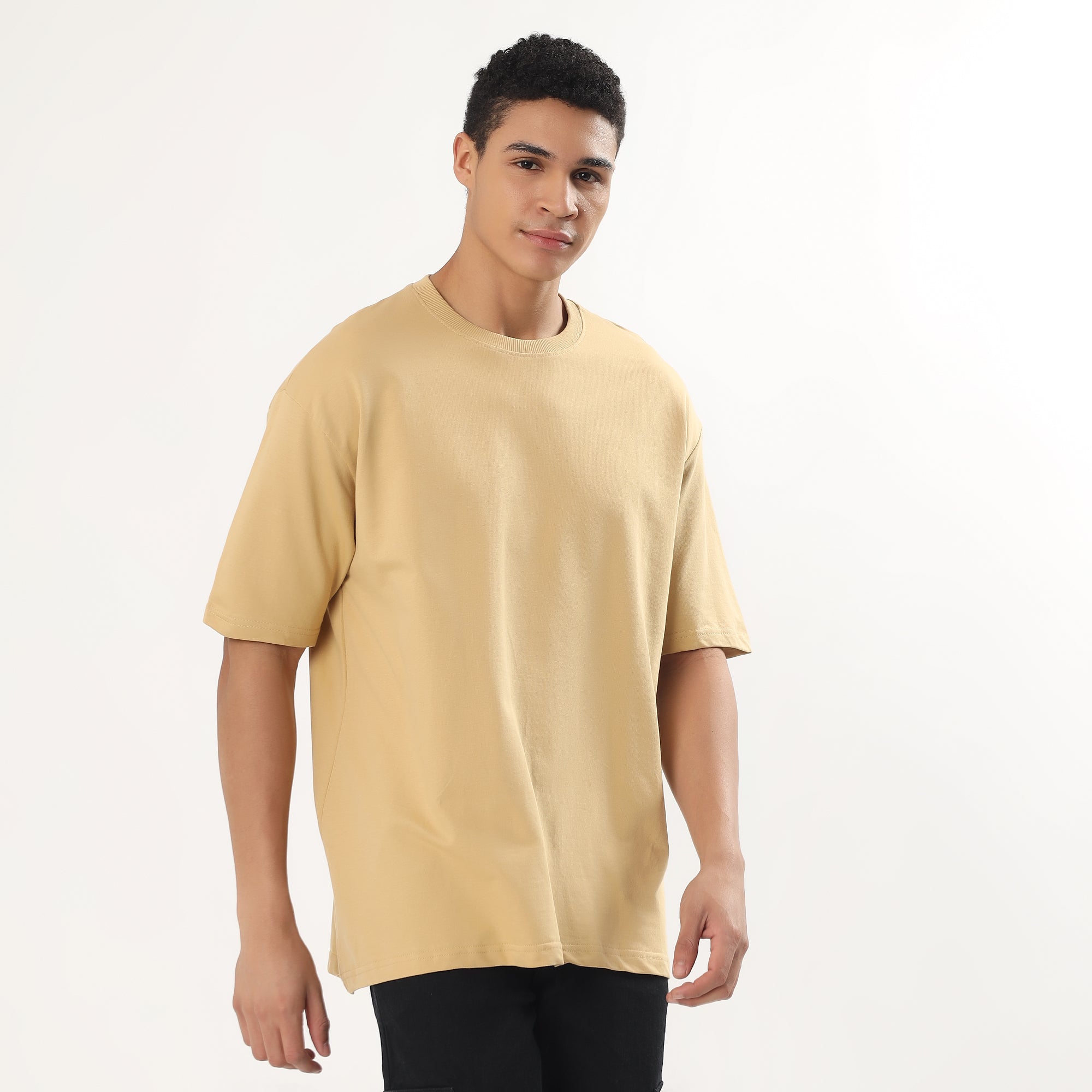 Biege t-shirt men