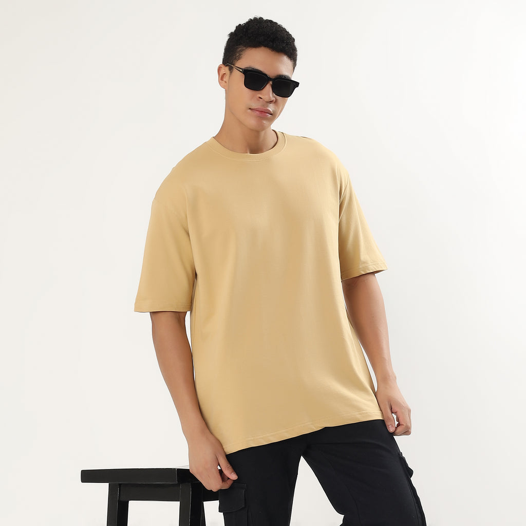 Biege t-shirt men